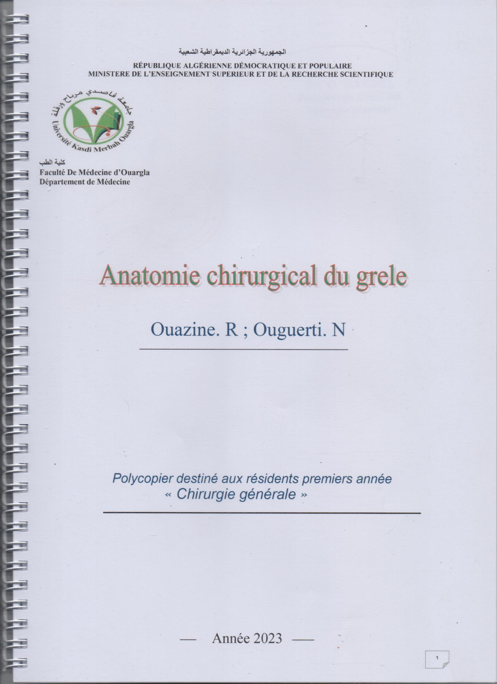 Anatomie chirurgical du grêle 001