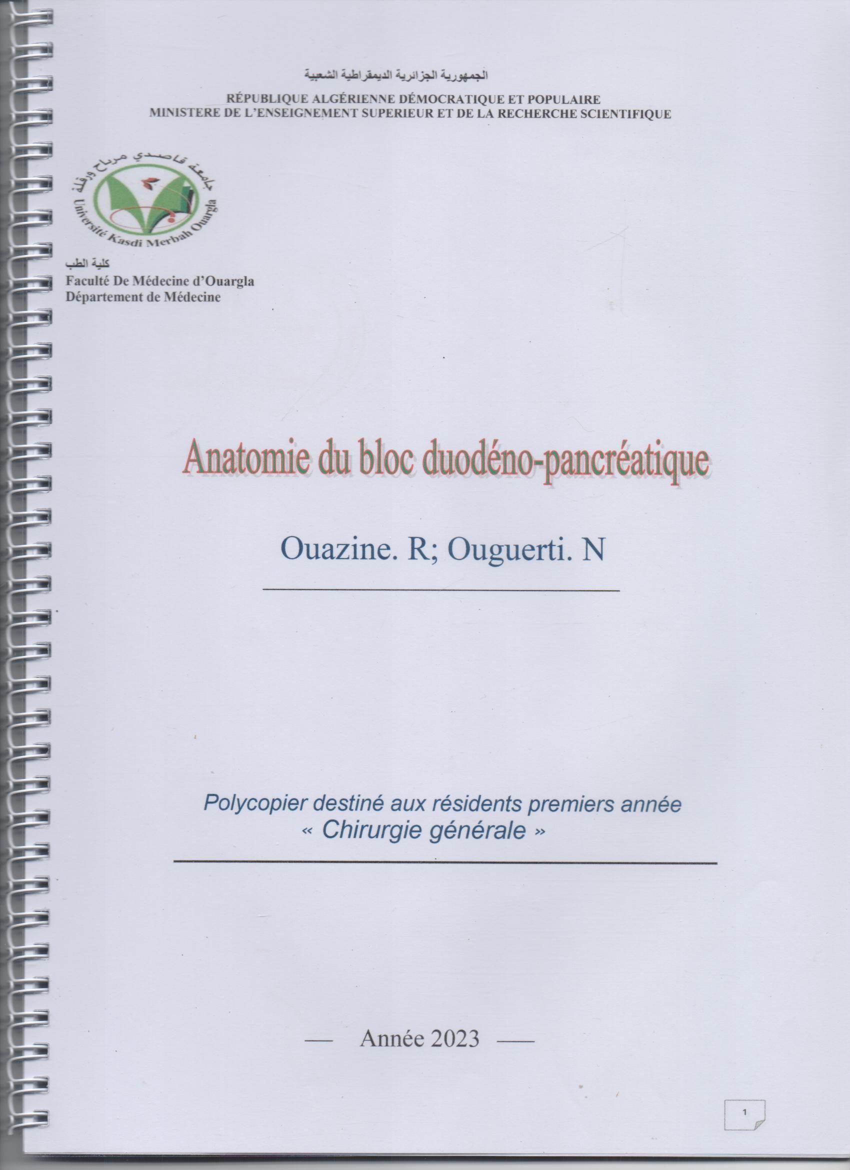 Anatomie du bloc duodéno pancréatique 001